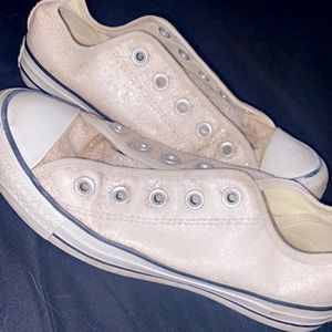 Pink Glitter Converse. Women’s size 7.